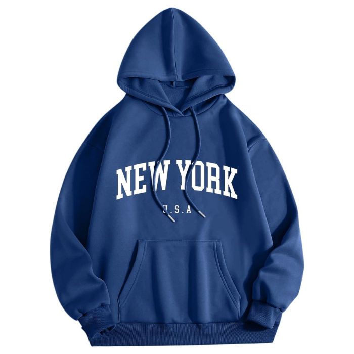 Oversized Printed Hoodie