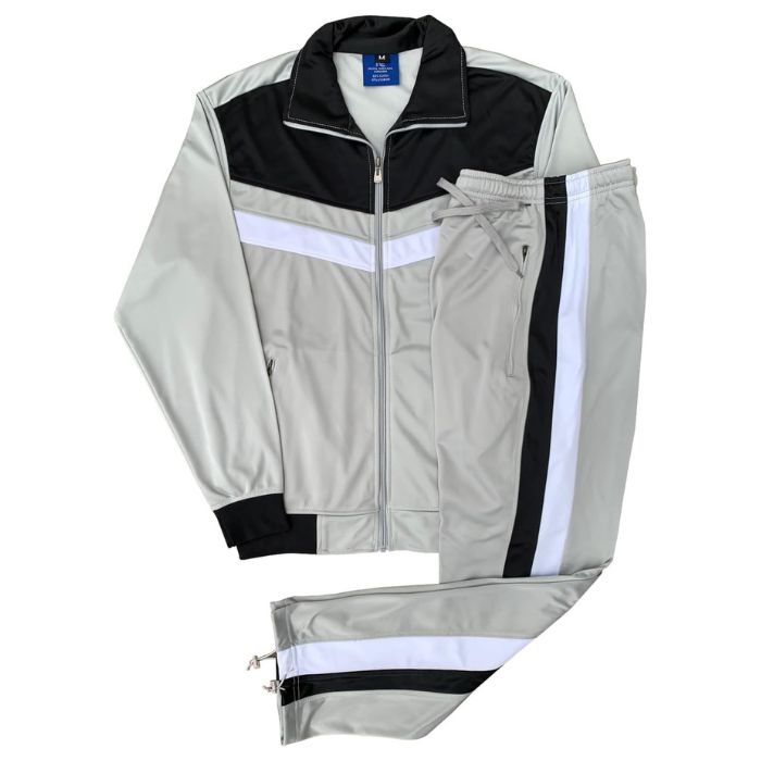 Retro Style Warmup Tracksuit Men's